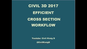 Civil 3D 2017 - Cross Section Creation