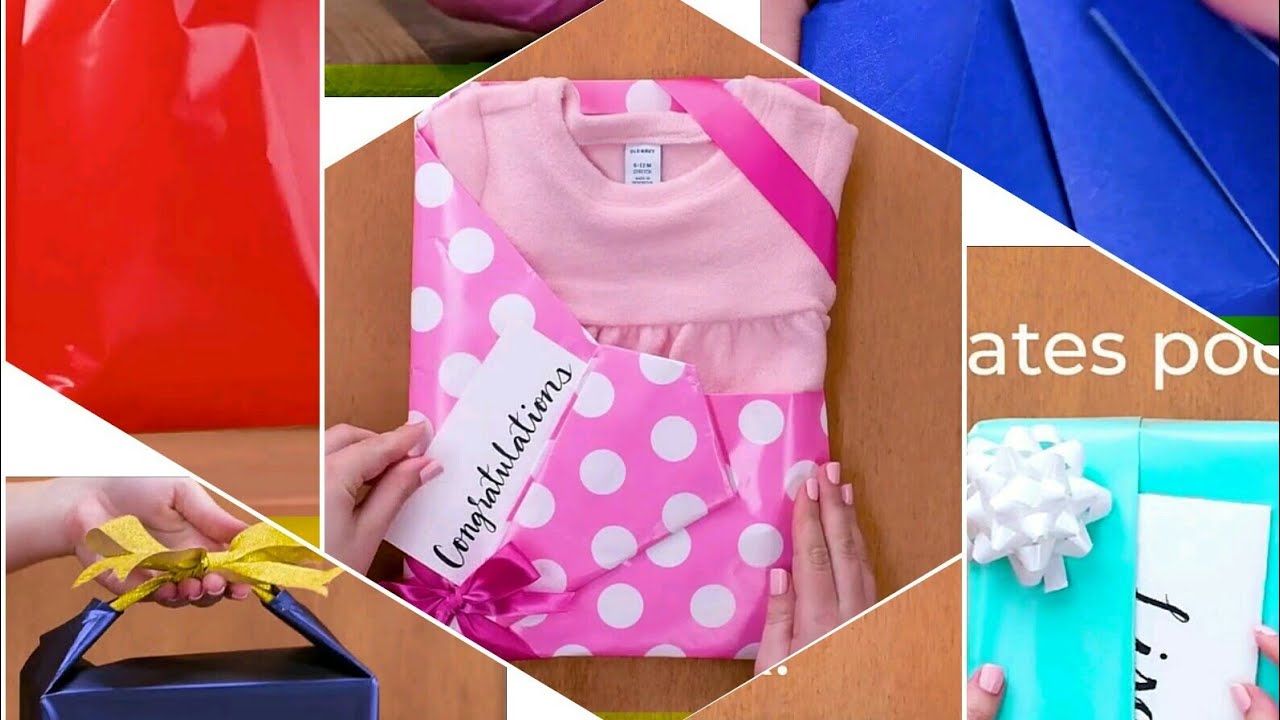 Gift paper tapped new technique... New ideas to easily tapped to gift ...