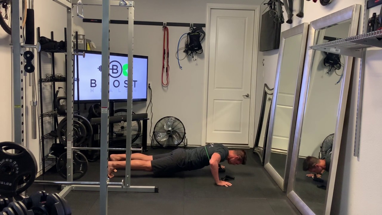 Resistance Band Push Up - Regular Band - YouTube