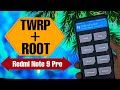 Install twrp recovery  root redmi note 9 pro