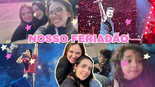 NINGUÉM ESPERAVA POR ISSO🤭Rotina simples|loja de utidades|show do luan Santana com as meninas