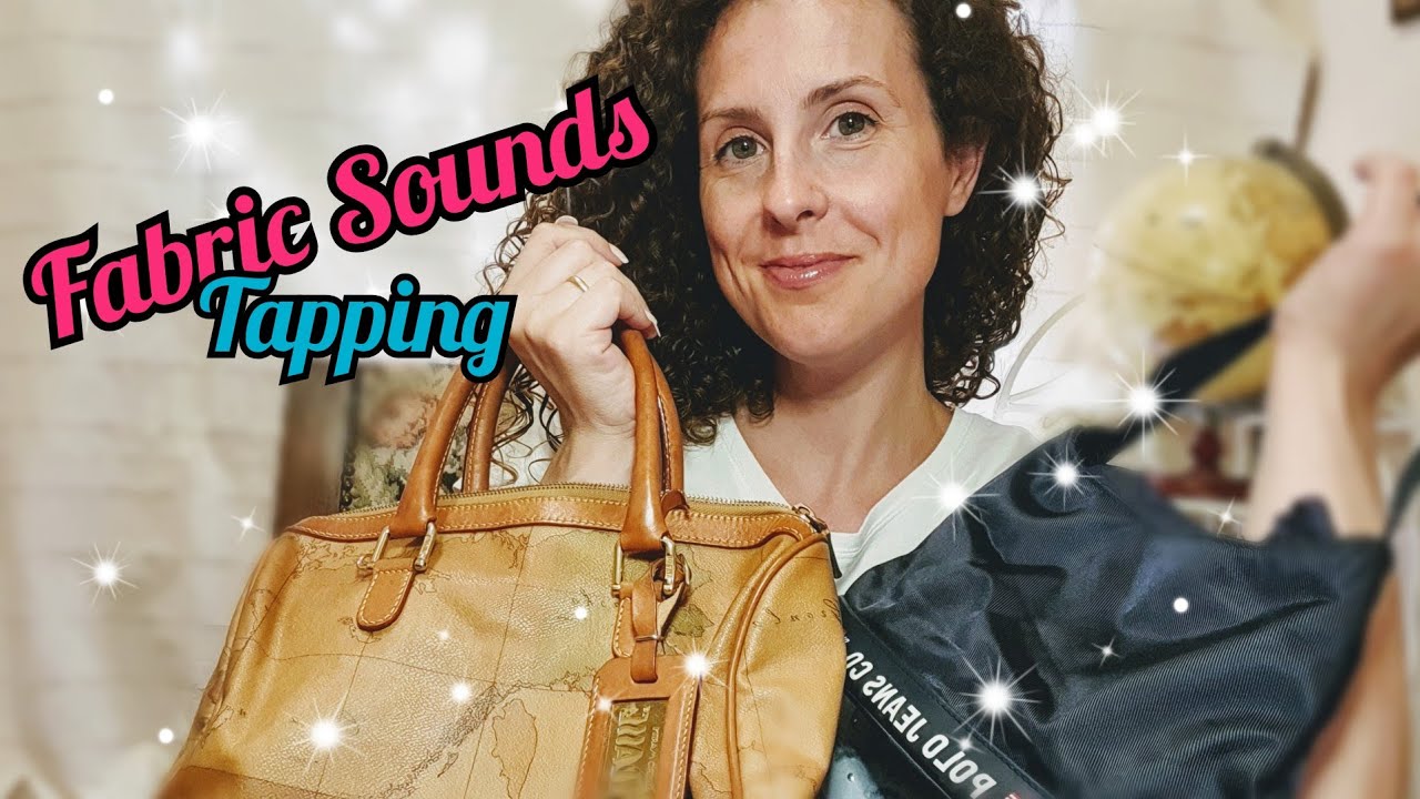 DORMI..CON IL SUONO DELLE MIE BORSE 👛 (sticky & fabric sounds) ASMR ITA