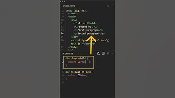 CSS Tip: Last Child vs Last of Type #css #csstips