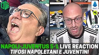 NAPOLI JUVENTUS 5-1 LIVE REACTION | \
