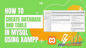 💻 How to create database and table in MySQL using XAMPP (phpMyAdmin) | Must See! 💻 (2022)