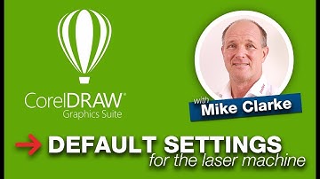 CorelDraw Defaults Settings for the Laser Machine | Trotec