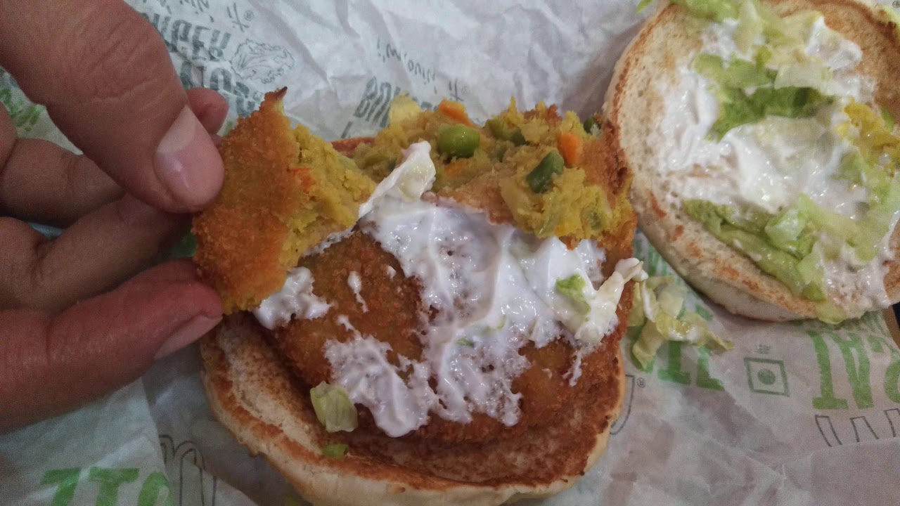 Mcdonalds McVeggie Burger Reviews Taste, Price, Packagingl Best Veg Burger of Mcdonalds YouTube