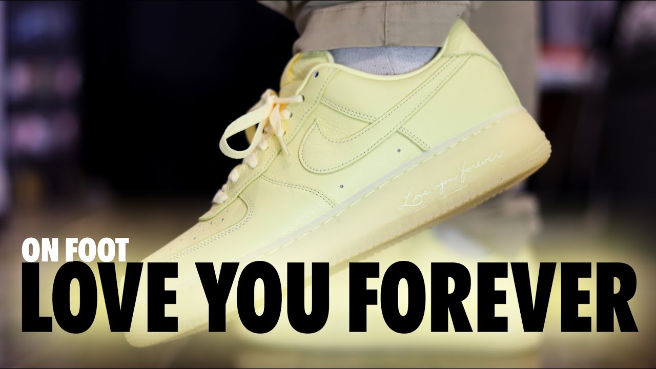 ON FOOT! Nike Air Force 1 Nocta Citron Tint Love You Forever Drake Schopes 4K CZ8065 800