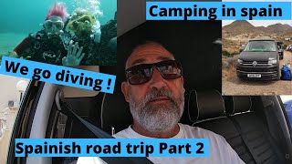 Spainish road trip part 2 camping in spain ! Kitesurfing and diving !