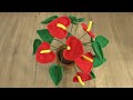 ANTHURIUM EN CROCHET