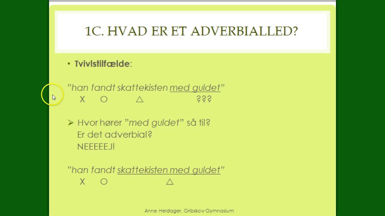 Adverbialled -
