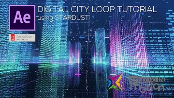 Stardust Digital City Loop - After Effcts Tutorial