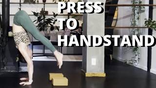 How to Press to Handstand | 3-Step Breakdown (Lean, Push, Lift)