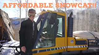 Snowcat Operator Buys Own 'Cat! 1994 Bombardier BR 400. Best 'Cat Ever Built?