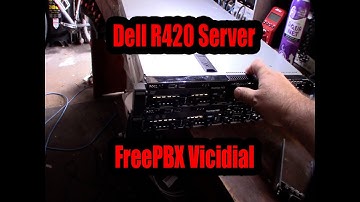 Dell R420 FreePBX Vicidial USB Install Raid 1 SSD  Elastix kickstart