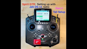 Spirit GTR:  Setting up with Jeti Radio    Part 4   Tail setup   HD 1080p