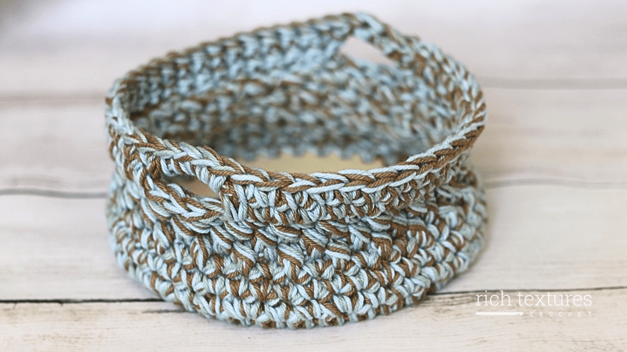 Scrap Basket Crochet Pattern