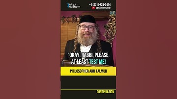 Philosopher and Talmud 🧩 Do you know the answer? #shorts #Torah
