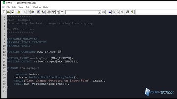 SIMPL+ Determine last changed analog using GetLastModifiedAarayIndex