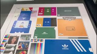 Corrugated paper printing by SinoColor 250*130cm UV Flatbed Printer FB-2513S