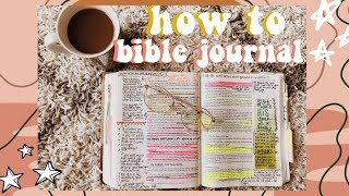 HOW I BIBLE JOURNAL....faith friday