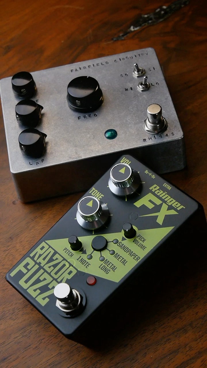 Fairfield Circuitry Randy's Revenge + Rainger FX Razor Fuzz - YouTube
