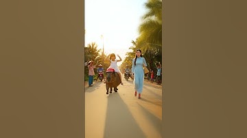 Capybara chở em về khi tắm hồ bơi xong | LIKE SNACKS@ | ẩm thực trên cây chuối #food  #fruit