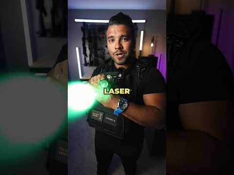 The Flashlight Has A Green Laser 