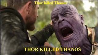 Тор против Таноса Thor vs Thanos