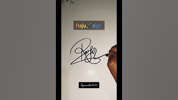 How creat a stylish signature.  #signature #art #calligraphy #trending #handwriting