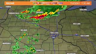 WATCH LIVE: Storms roll across parts of MN