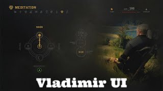 The Witcher 3 | Vanilla UI vs Vladimir UI mod | UI/Menus Comparison