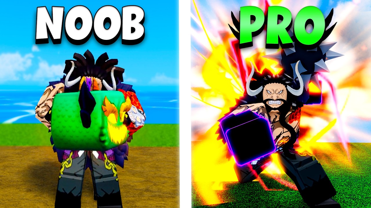 Blox fruits, Noob To Pro as Kaido but all NPCs are Alive!