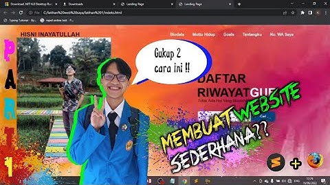 Membuat Website Sederhana menggunakan HTML & CSS di Sublime Text | Part 1  #BBC_MAKIN_SERU