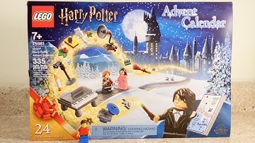 LEGO Harry Potter 2020 Advent Calendar REVIEW! LEGO 75981