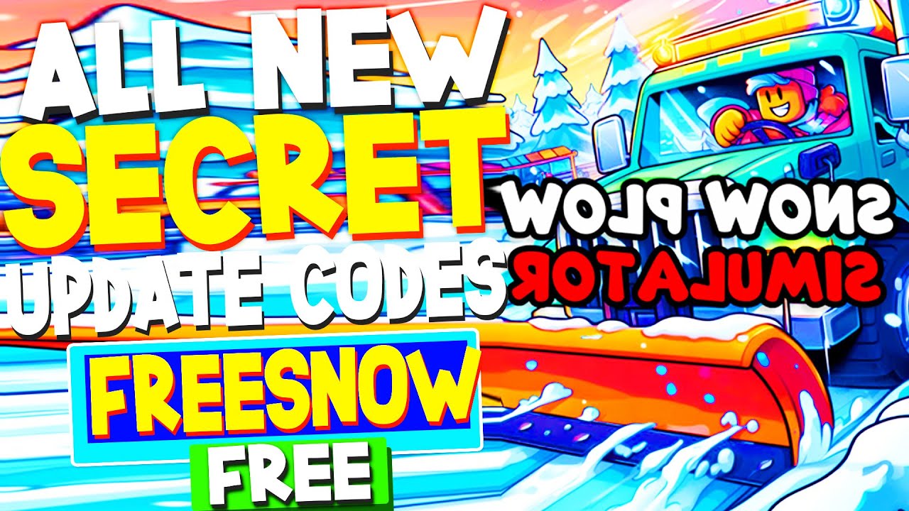 *NEW* ALL WORKING CODES FOR SNOW PLOW SIMULATOR! ROBLOX SNOW PLOW