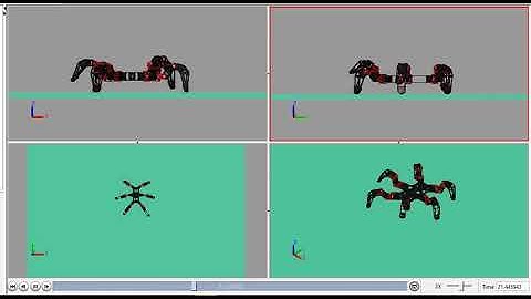 Hexapod robot follow a path in Sim-Mechanics