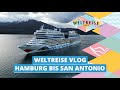 Aidasol weltreise vlog 1  von hamburg nach san antonio