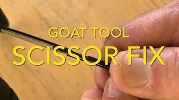 GOAT TOOL multitool #10 scissor spring fix
