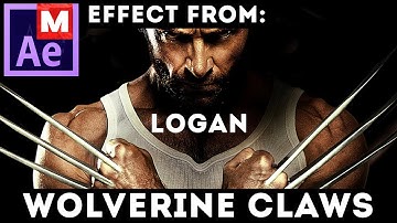 Wolverine Claws - Logan - X Men - Healing Effect - X Man: After Effects Tutorial
