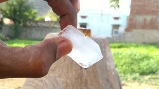 Can we cut the ice cube with wires