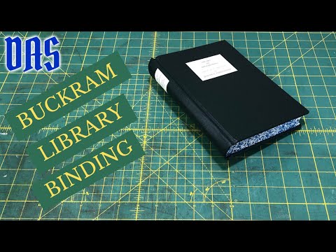 Buckram Covered Library Binding Part 3 // Adventures in Bookbinding