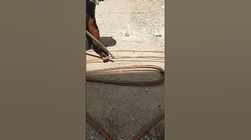 Reinforcement bar bend straightening in site