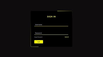 How to Create a Modern Glowing Login Form Using HTML & CSS | Animated Border Effect