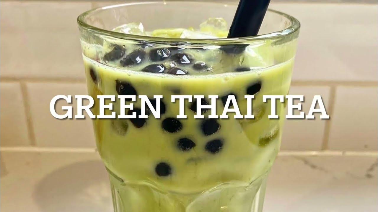 Green thai tea youtube