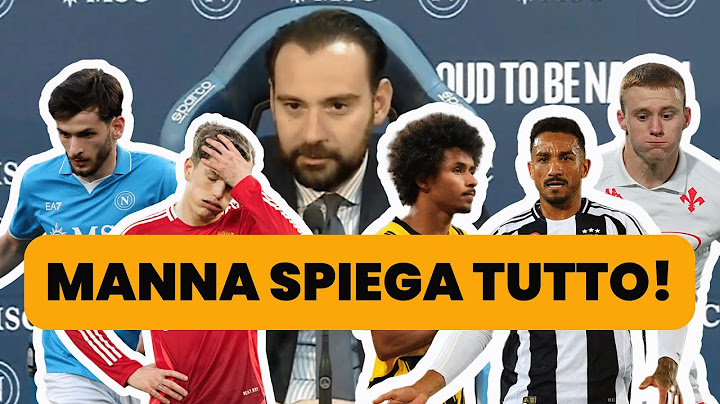 MANNA CONFERENZA STAMPA | Il DS spiega tutto | La verità sul CALCIOMERCATO NAPOLI
