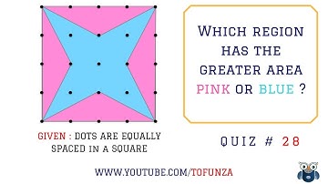 Math Puzzles with Answers in 60 seconds - Which has the Greater Area ?