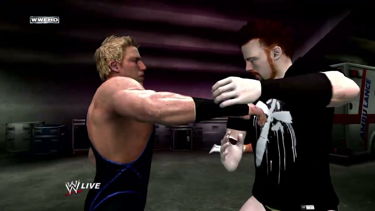 WWE 12 Road to WrestleMania Part 7 - Backstage Brawl: Sheamus vs. Edge vs. Del Rio vs. Swagger