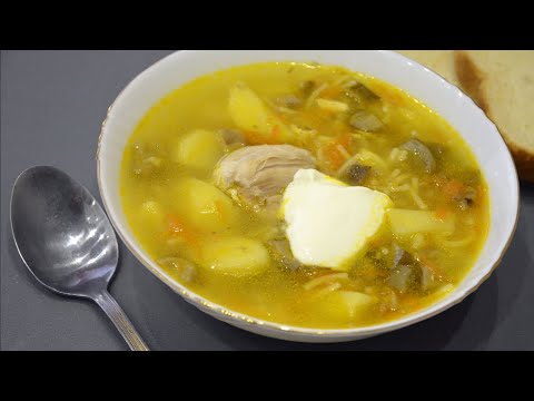 Видео: Млечна супа с пюре от гъби