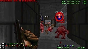 Doom 404 Map05 Server Room UV Max in 3:07